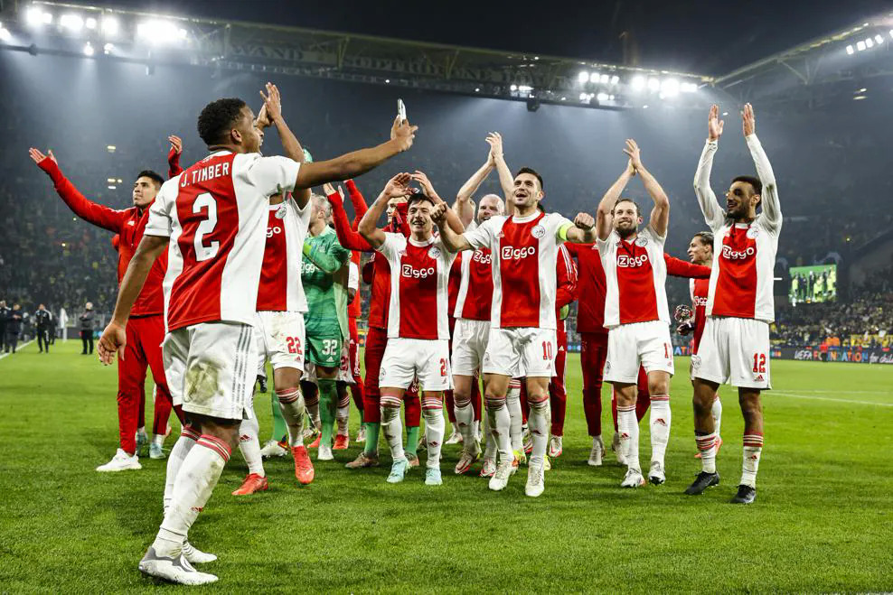 Đội hình Ajax khi gặp Volendam.
